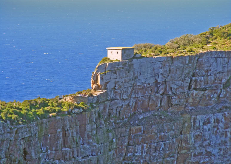 World War Two military blockhouses (radar outpost) on the Lighthouse Keeper’s Trail.